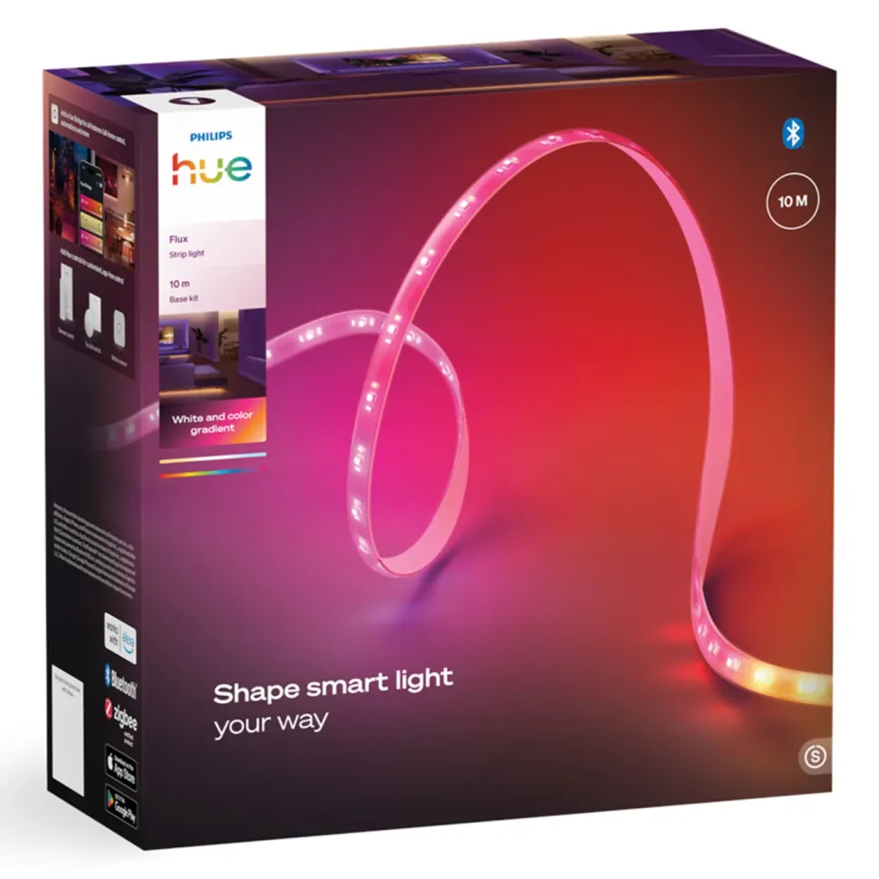 Philips Hue Flux LED-list – Smart RGBW belysning för inomhus 10 m