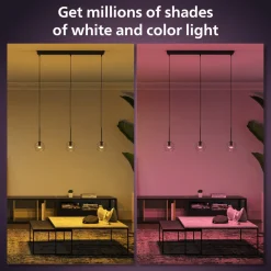 Philips Hue Luster Klotlampa White and Color Ambiance E14 470 lm 2-pack
