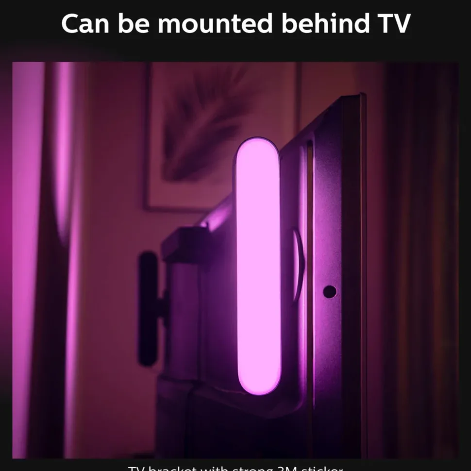 Philips Hue Play light bar – smart ljuslist, 2-pack Svart