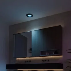 Philips Hue Slim infälld belysning Ø90 mm 3-pack Svart