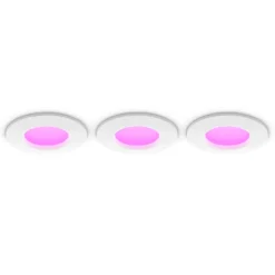 Philips Hue Slim infälld spotlight 90 mm 3-pack Vit