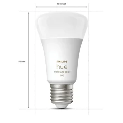 Philips Hue Startpaket: 2x White & Color E27 + Dimmer + Bridge