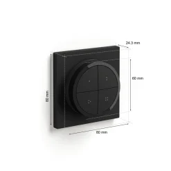Philips Hue Tap Dial Switch Fjärrkontroll Svart