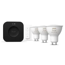 Philips Hue White & Color Ambiance GU10 – Startpaket med Bridge Pro