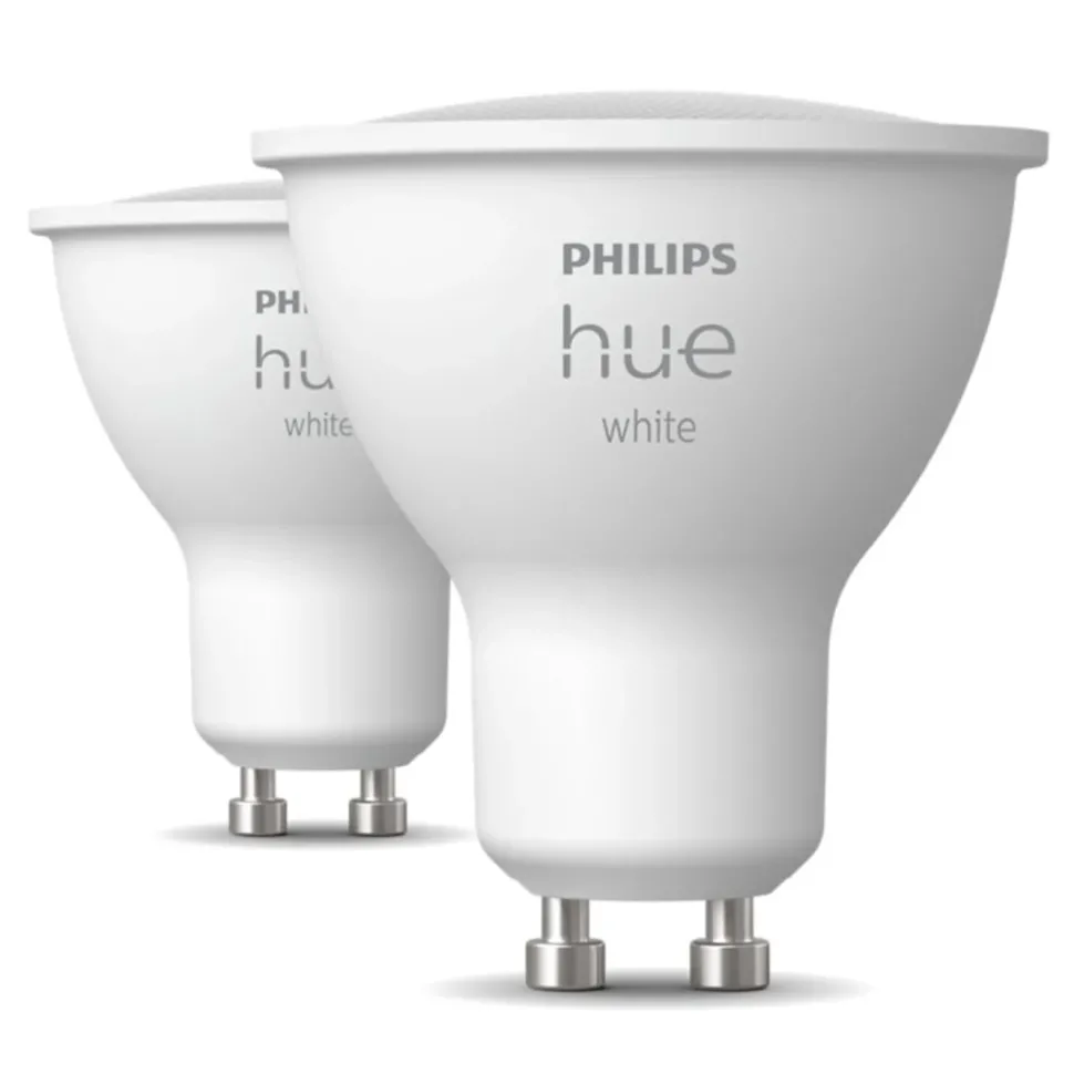 Philips Hue White Smart LED-lampa GU10 400 lm 2-pack