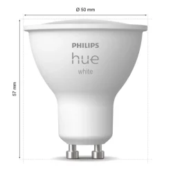 Philips Hue White Smart LED-lampa GU10 400 lm 2-pack