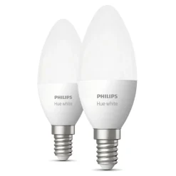 Philips Hue White Smart LED-lampa E14 470 lm 2-pack
