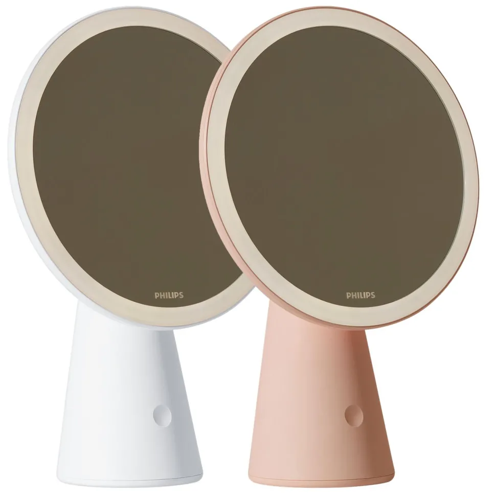 Philips Sminkspegel med LED-belysning Rosa