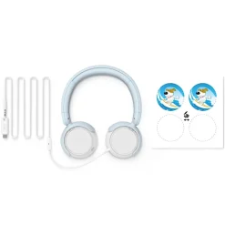 Philips TAK 2000 on-ear-barnhörlurar Blå