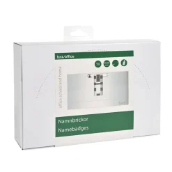 Plastficka för namnbricka 50-pack