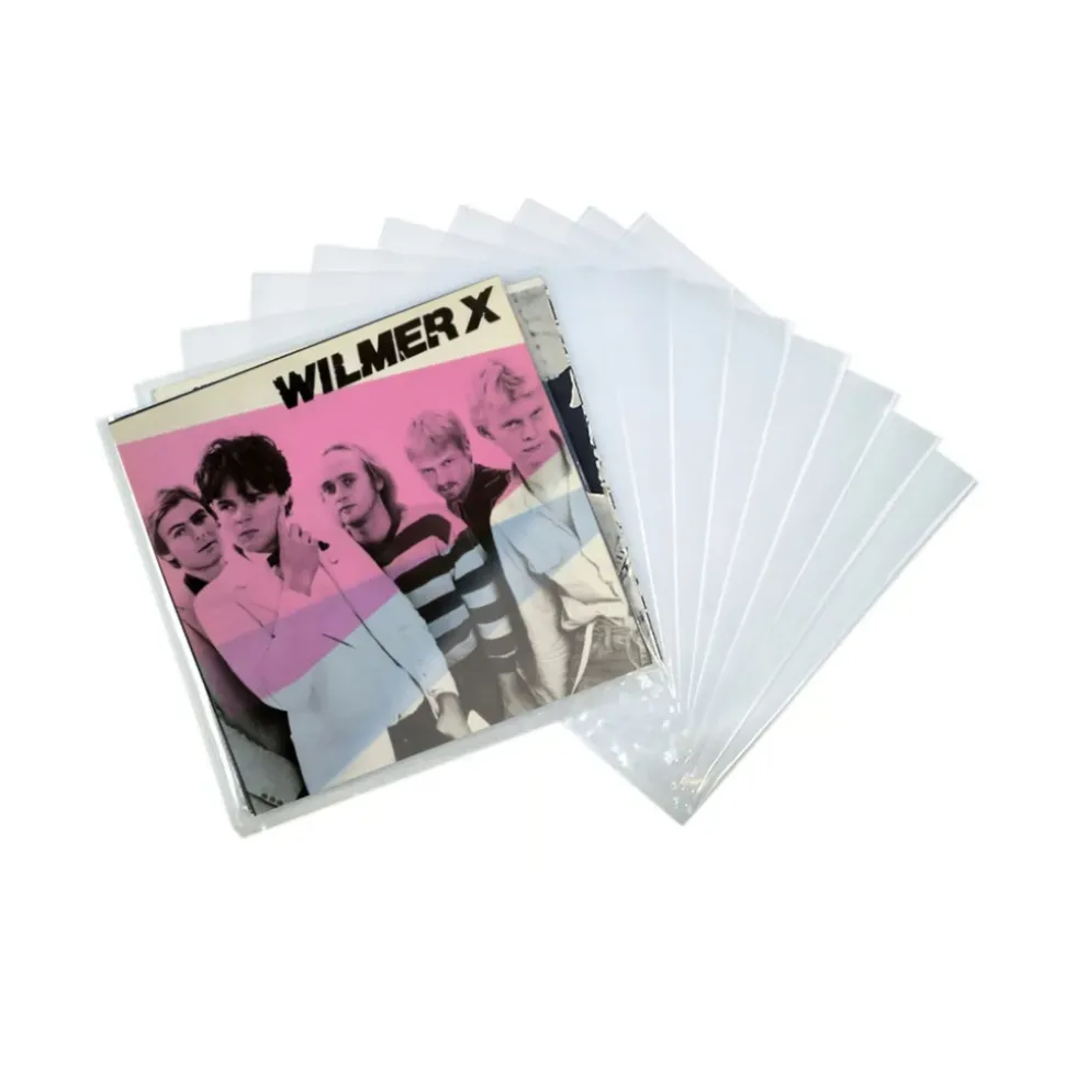 Plastfickor för vinylsinglar 25-pack