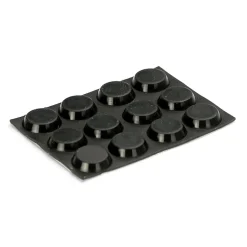 Platta apparatfötter 12 st