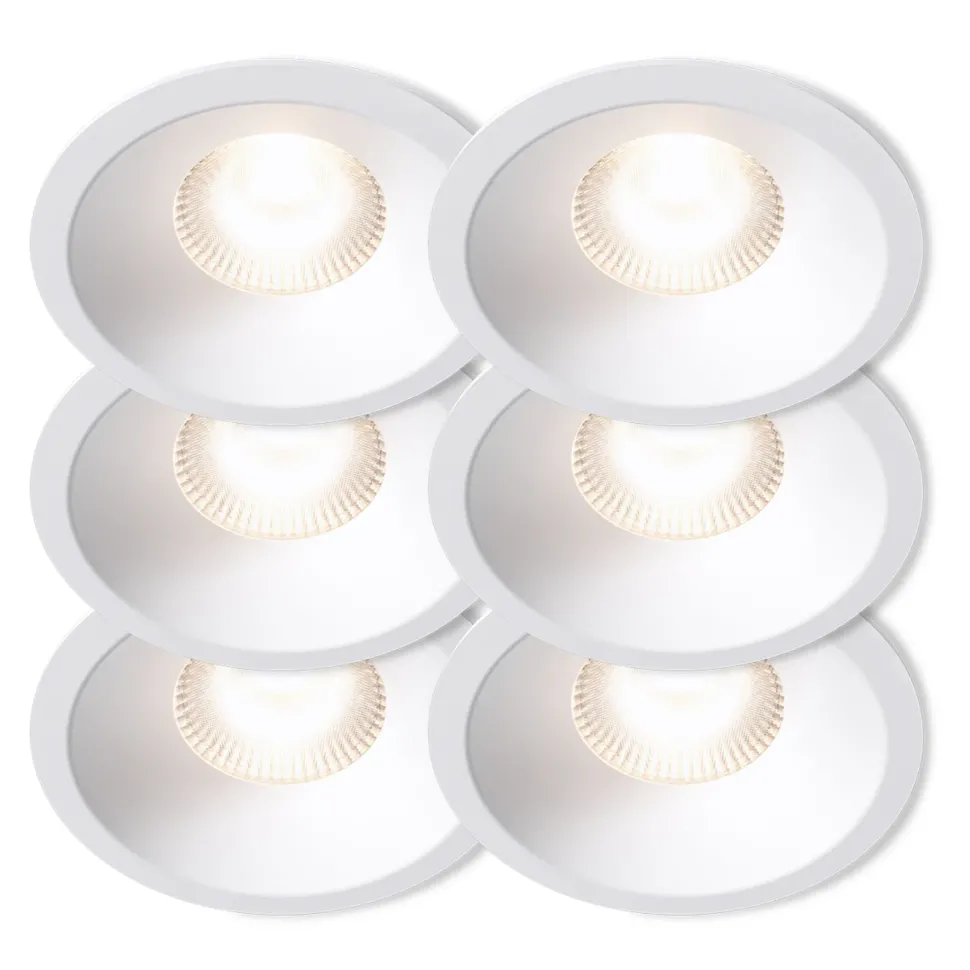 Plejd Downlight Deep DWN-02 6-pack Vit