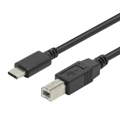 Plexgear Adapterkabel USB-C till USB-B CB230 1 m