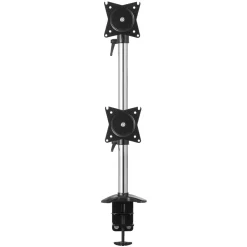 Plexgear Bordsfäste med 2 armar för skärmar på 15-27”