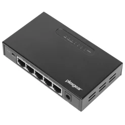 Plexgear Gigabitswitch med POE+ 5-portar