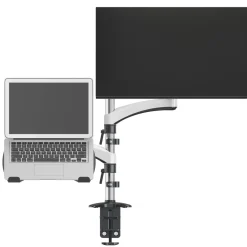 Plexgear Kombinerat bordsfäste för laptop och monitor 13-32”