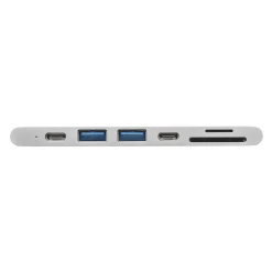 Plexgear Multiadapter för Thunderbolt 3 Space gray