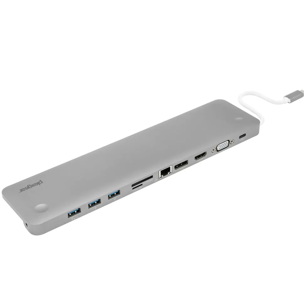 Plexgear Multiadapter för USB-C med 11 anslutningar