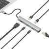 Plexgear Multiadapter för USB-C med 6 portar