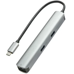 Plexgear Multiadapter för USB-C med 6 portar