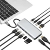 Plexgear Multiadapter för USB-C med 12 anslutningar