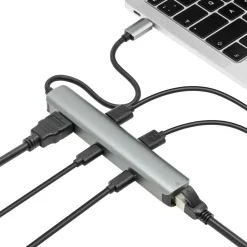 Plexgear 6-portars USB-C multiadapter CB1024