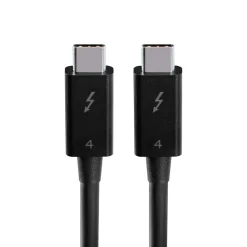 Plexgear Thunderbolt 4 USB-C-kabel 70 cm Svart