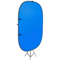 Plexgear Tvåfärgad Green Screen med stativ 1.5x2 m