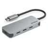 Plexgear USB-C-hubb 4-vägs