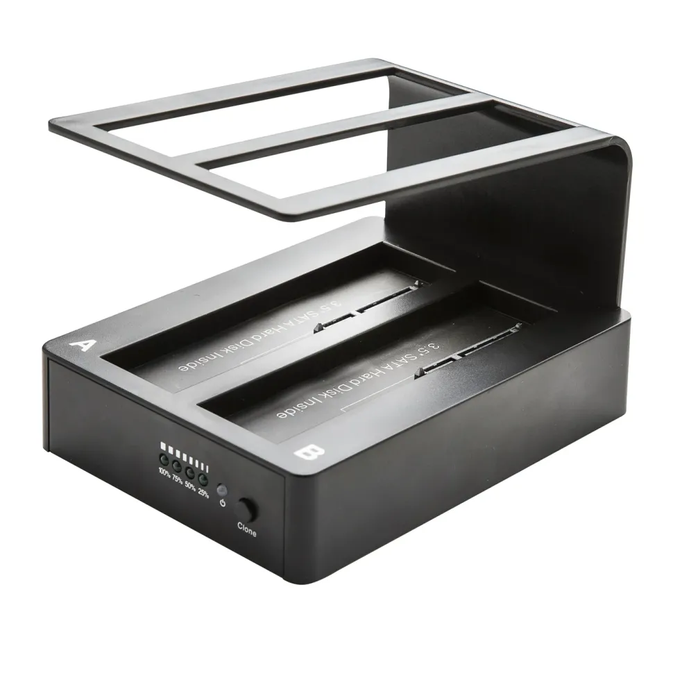 Plexgear USB 5 Gb/s dockningsstation med diskkloning