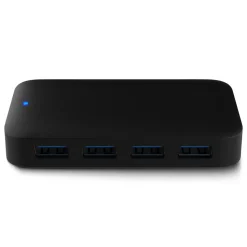 Plexgear USB 5 Gb/s-hubb med strömförsörjning 4-vägs