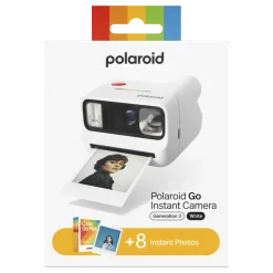 Polaroid Go Gen 3 direktfilmskamera med film Vit