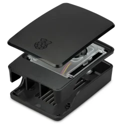 Raspberry Pi SC1159 Chassi med fläkt för Raspberry Pi 5 Model B Black/Grey