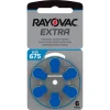 Rayovac Hörapparatsbatterier Blå 675P 6-pack