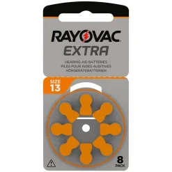 Rayovac Hörapparatsbatterier Orange ZA13 8-pack