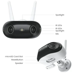 Reolink Elite WiFi 4K 180° övervakningskamera