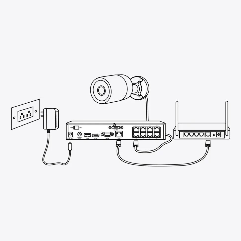 Reolink E1 Outdoor PoE övervakningskamera