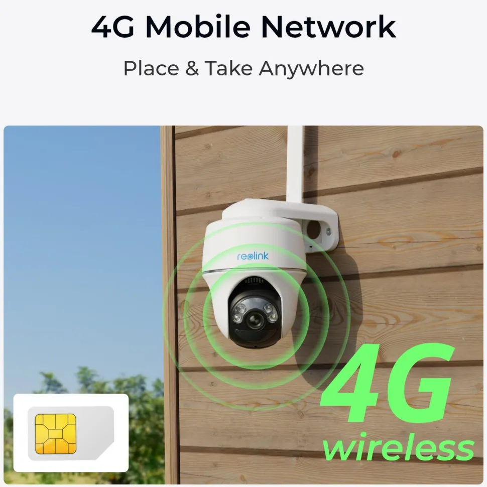 Reolink Go Series G430 – Utomhus 4G LTE Kamera 2k
