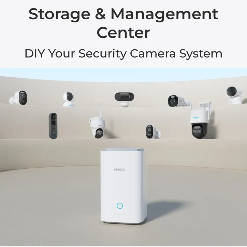 Reolink Home Hub med 4x Argus 3 Pro 2K-kamera