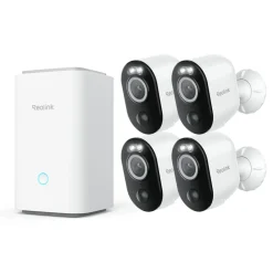 Reolink Home Hub med 4x Argus 3 Ultra 4K-kameror