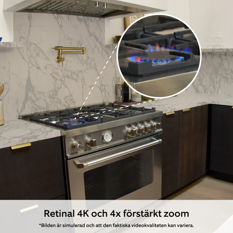 Ring Indoor Camera Plus - Retinal 2K övervakningskamera Vit