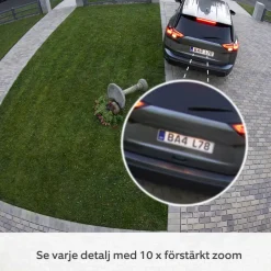 Ring Outdoor Cam Pro Plug-in - Retinal 4K övervakningskamera Svart