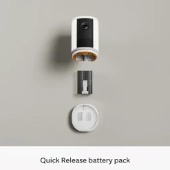 Ring Spotlight Cam Battery (2nd Gen) trådlös övervakningskamera Vit