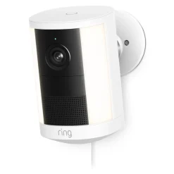 Ring Spotlight Cam Pro plug-in övervakningskamera Vit