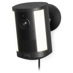 Ring Spotlight Cam Pro plug-in övervakningskamera Svart