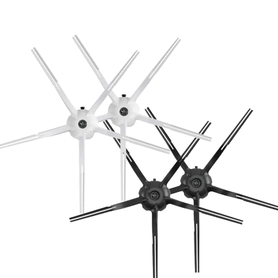 Roborock 5-armad hörnborste för robotdammsugare 2-pack Svart
