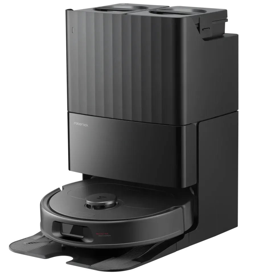 Roborock Qrevo S Pro robotdammsugare med basstation Svart