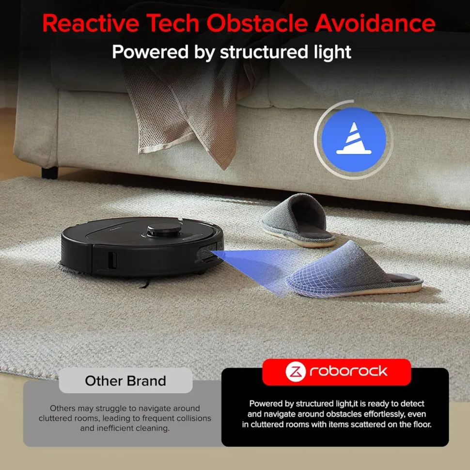 Roborock QR 798 robotdammsugare Vit