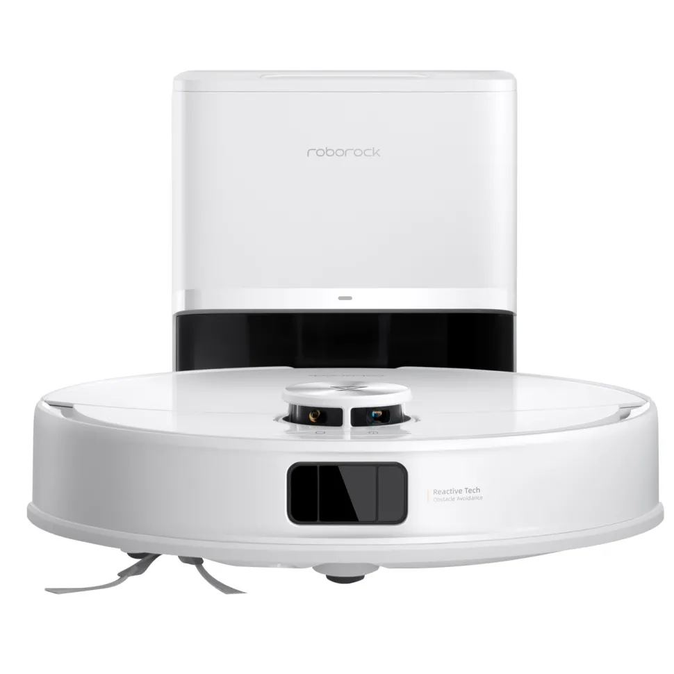 Roborock Q10 VF+ robotdammsugare med basstation Vit